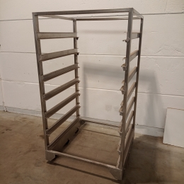 Mobile stainless steel cart